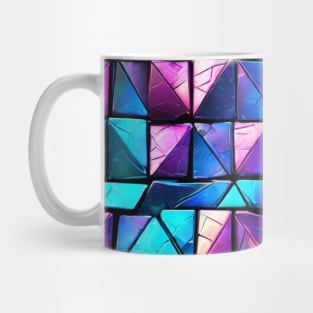 Iridescent Geometrical Tiles Wall Mug